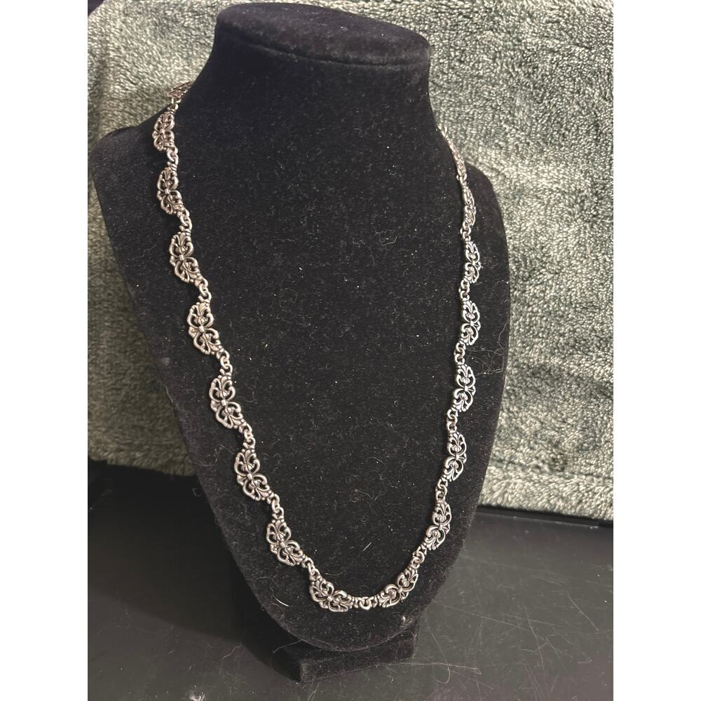 Vintage 925 Intricate Linked Rare Necklace